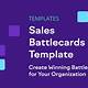 Sales Battle Card Powerpoint Template