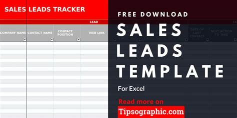 Sales Lead Tracking Template