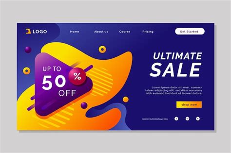 Sales Landing Page Template