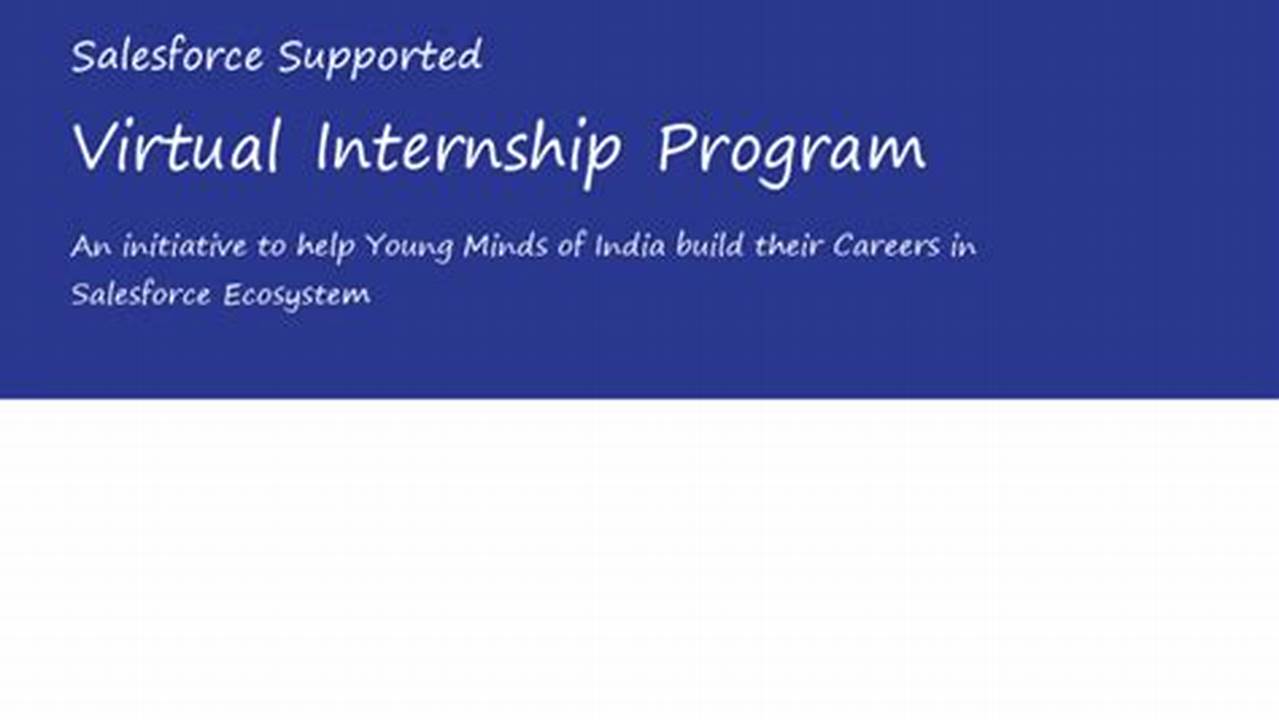Salesforce Virtual Internship Program 2024