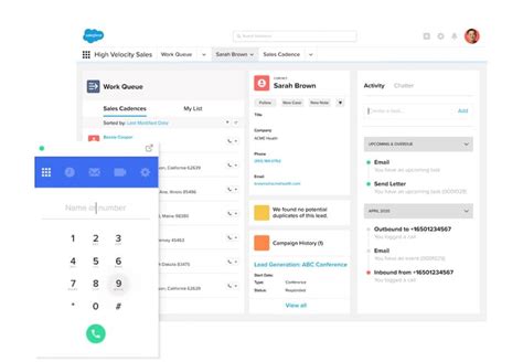 Salesforce in-app calling
