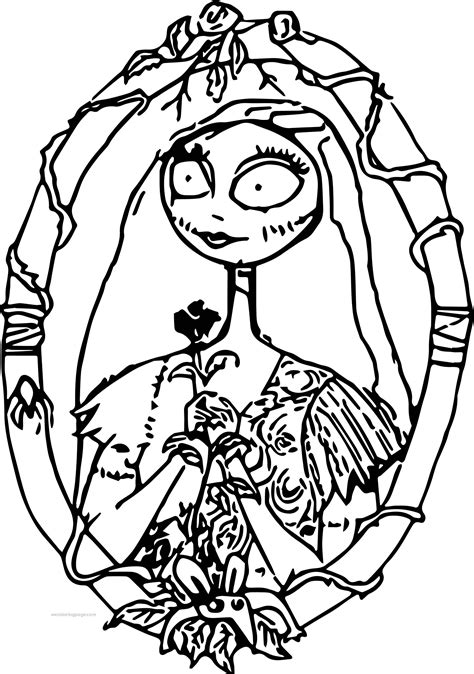 Sally Nightmare Before Christmas Disney Coloring Pages Coloring Pages