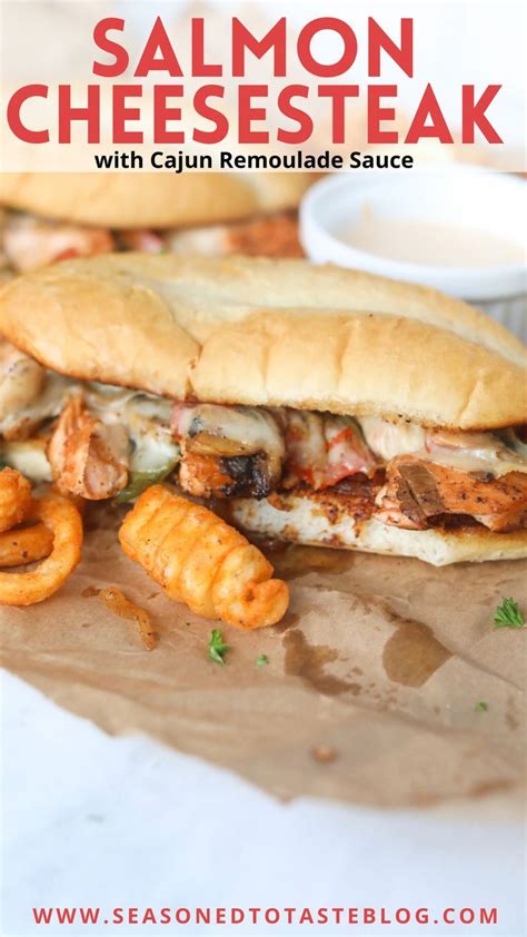 Salmon Cheesesteak Recipe