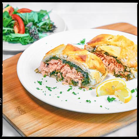 Salmon Spinach En