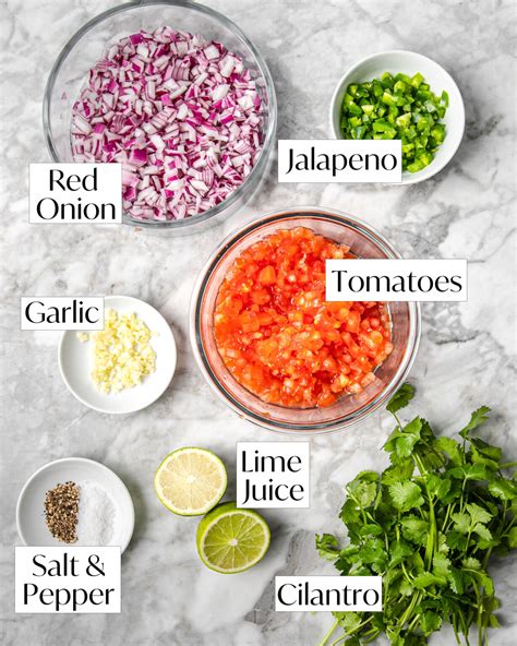 Salsa Ingredients