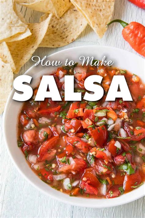 Salsa Making Tips