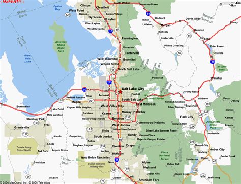 Salt Lake City On A Map