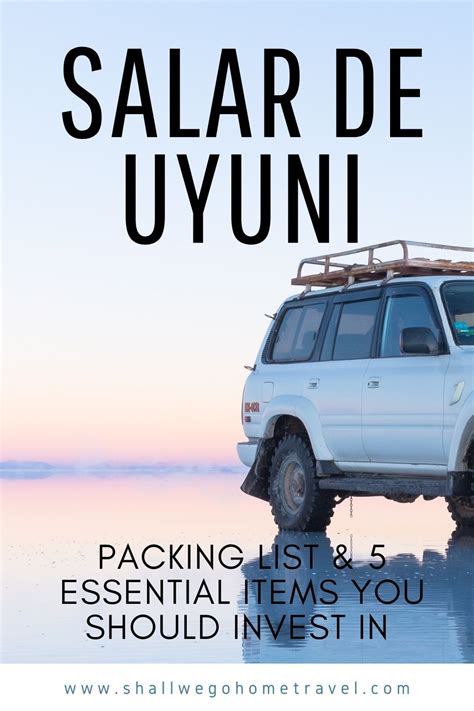Salt Flats Packing List