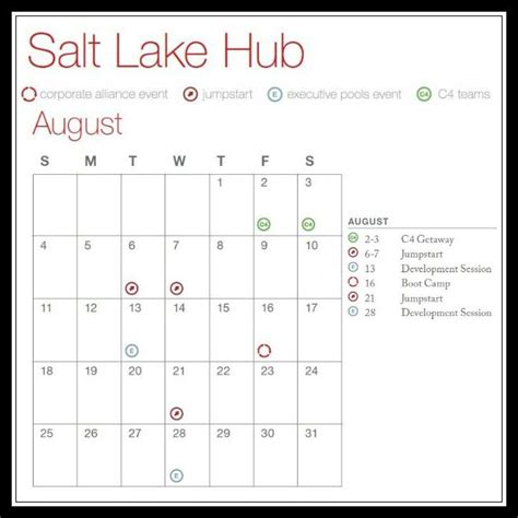 Salt Lake City Event Calendar