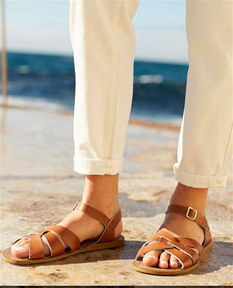 Salt Water Original Tan Sandal Laced Shoe Inc