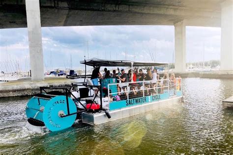 Saltwater Cycle Boat & Tiki Tours