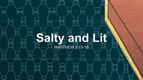 Salty And Lit