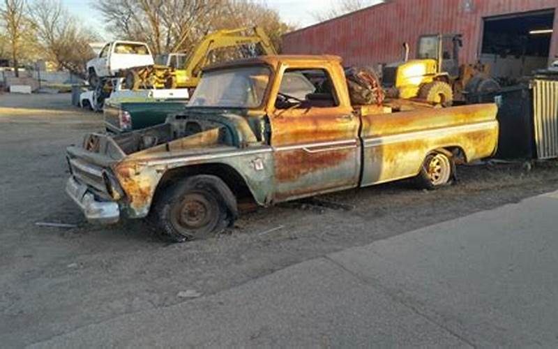 Salvage Yard Wrecked Chevy Trucks