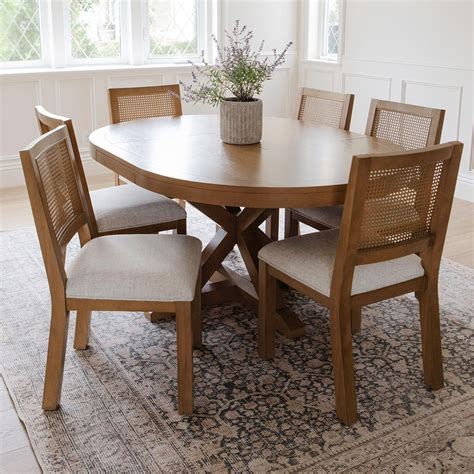Sam's Club Members 7Piece Edgewater Solid Wood Dining Furniture Set