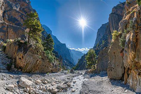 Samaria Gorge Crete view