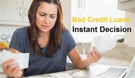Same Day Bad Credit Loans Instant Decision