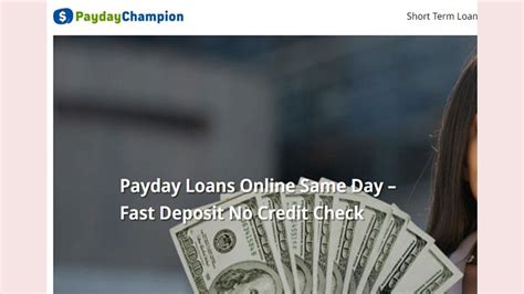 Same Day Deposit Loans Bad Credit