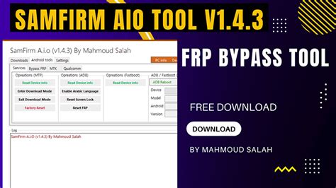 SamFirm Tool A.i.o v1.4.3 Free Download Added MTK Auth Bypass Fix