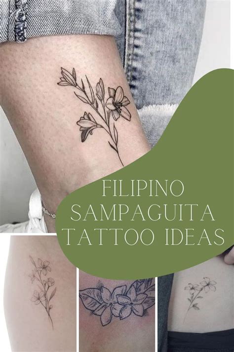 Sampaguita Flower Tattoo