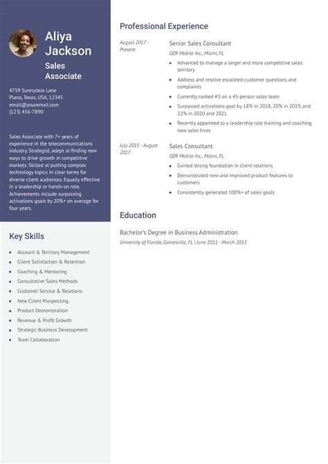 Sample Resumes Examples