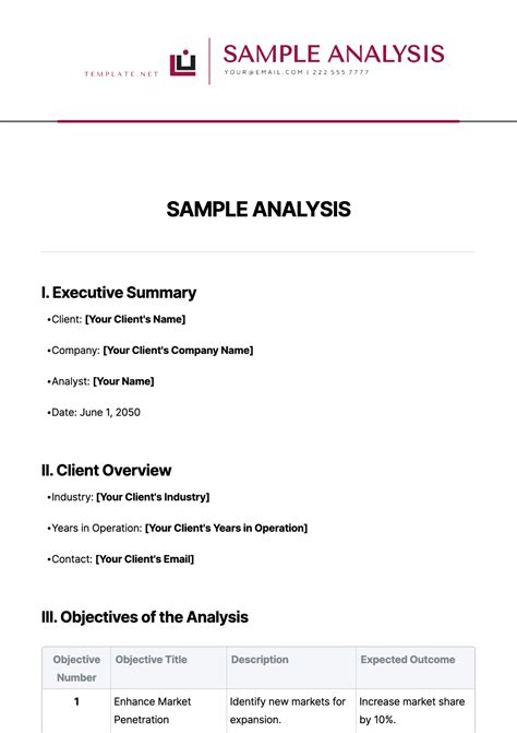 Sample Analysis