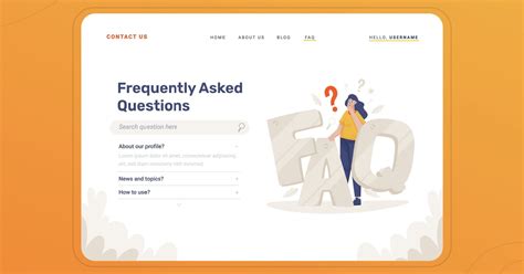 Sample Frequently Asked Questions Template