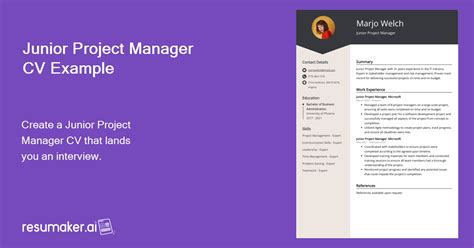 Sample Junior Project Manager
