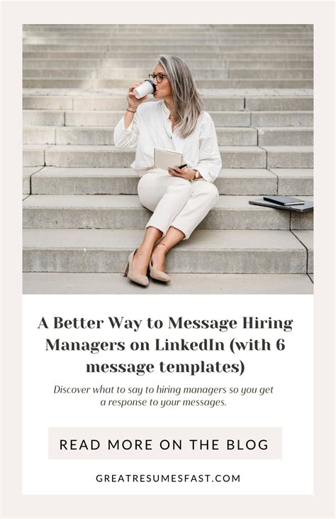 Sample Linkedin Message To Hiring Manager