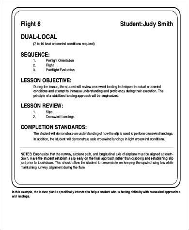 Sample Objectives In Lesson Plan