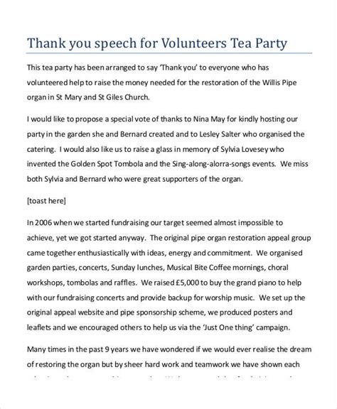 Sample Of Thank You Speech For Appreciation