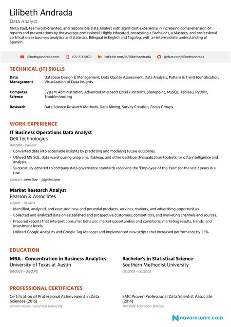 Sample Resume Examples