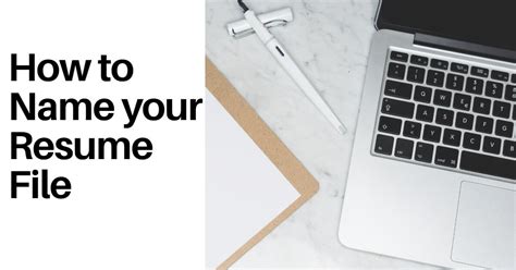 Sample Resume File Name