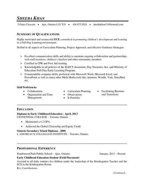 Sample Resume For 3 Years Experience