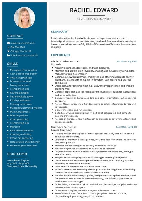 Sample Resume For Administrative Manager