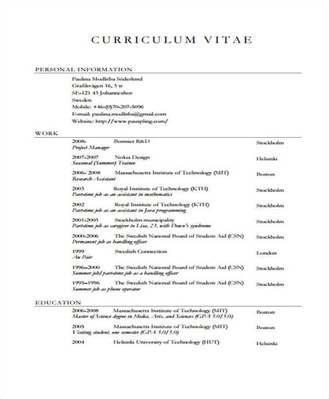 Sample Resume For College Student Looking For Summer Job