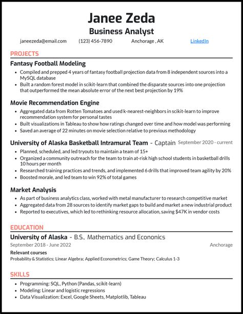 Sample Resume For College Student With No Experience