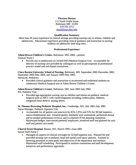 Sample Resume For Experienced