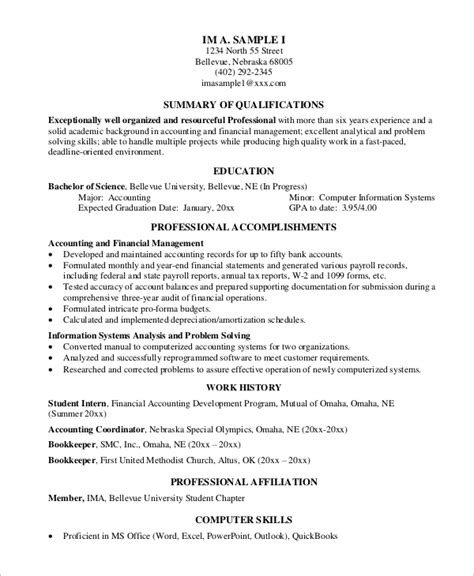 Sample Resume For Experienced Professional