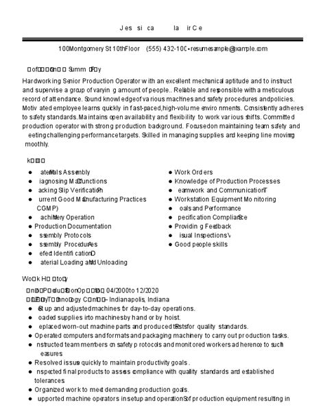 Sample Resume For Offshore Job Meaning