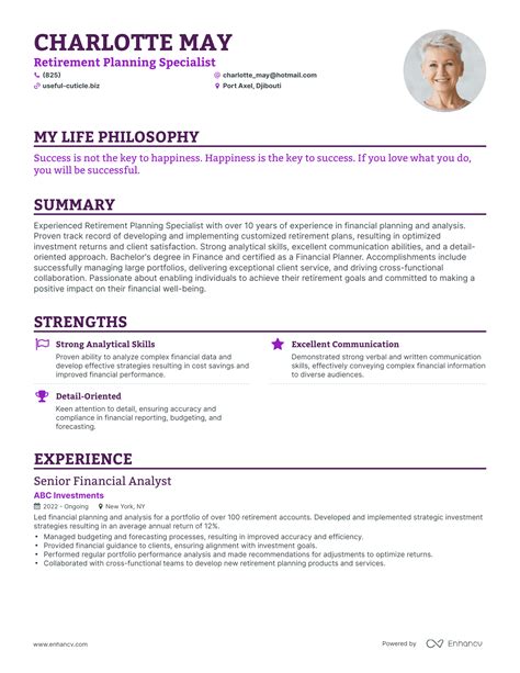 Sample Resume Objectives For Retirees