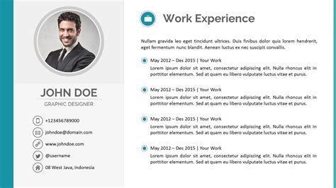 Sample Resume Powerpoint Presentation