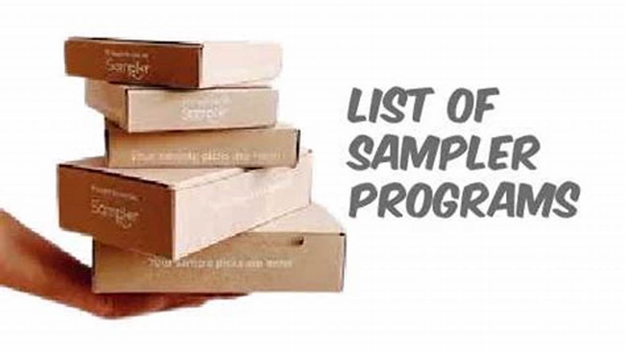 Sampler.Io Programs 2024