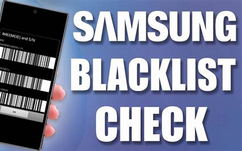 Samsung Blacklisted