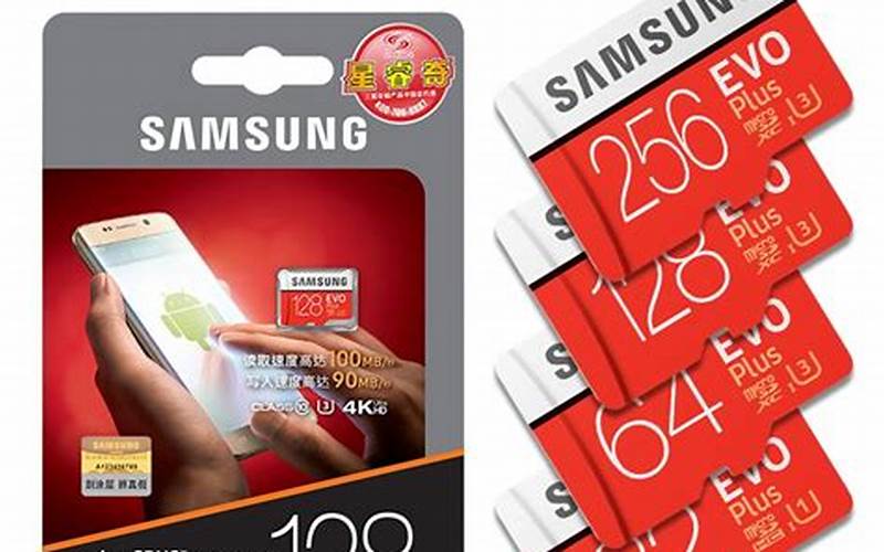 Samsung Class 10 U3 Speed Micro-Sd Card Capacity