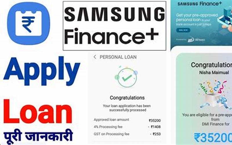Samsung Dmi Finance Loan Application