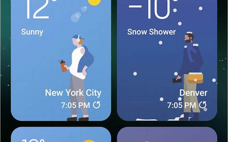 Samsung Dynamic Weather Widget