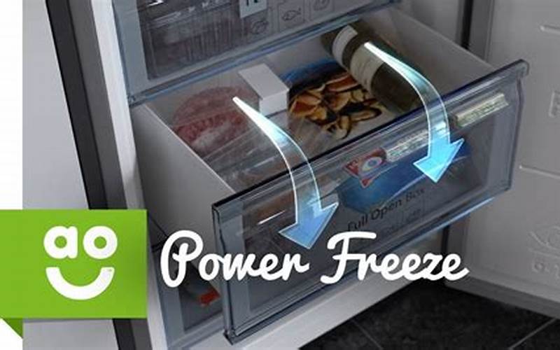 Samsung Fridge Power Freeze Precautions