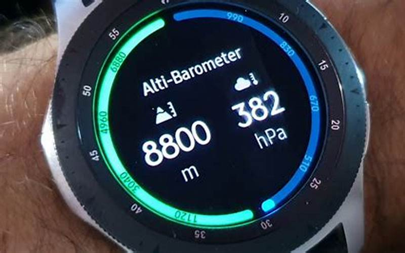 Samsung Galaxy Watch 3 Barometer