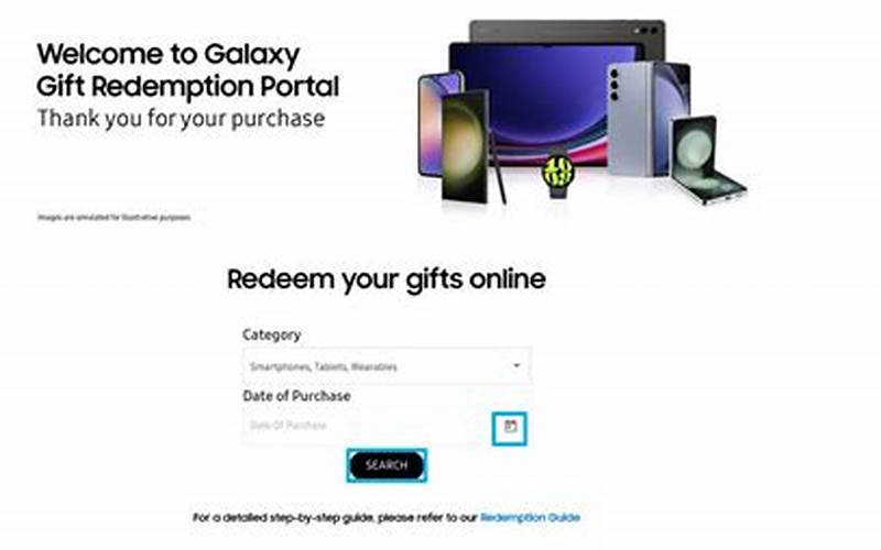 Samsung Gift Redemption