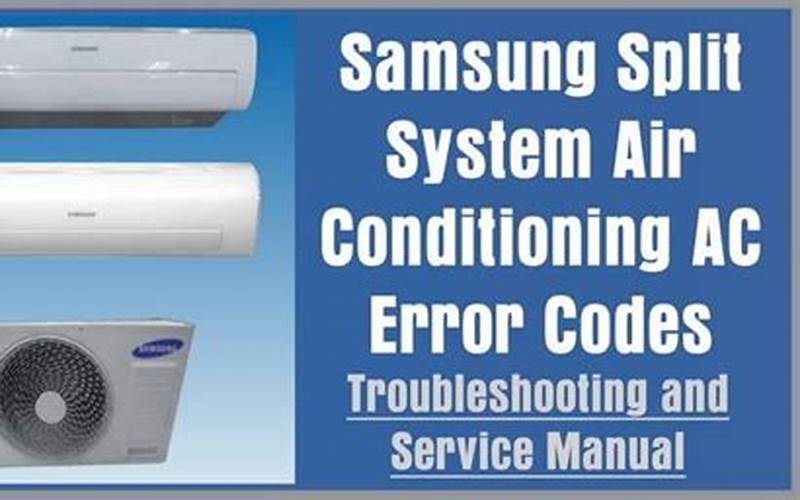 Samsung Hvac System High Pressure Error